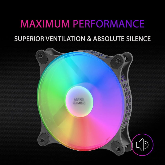 Ventillateur de cabine Mars Gaming MF-DUO Ø 12 cm