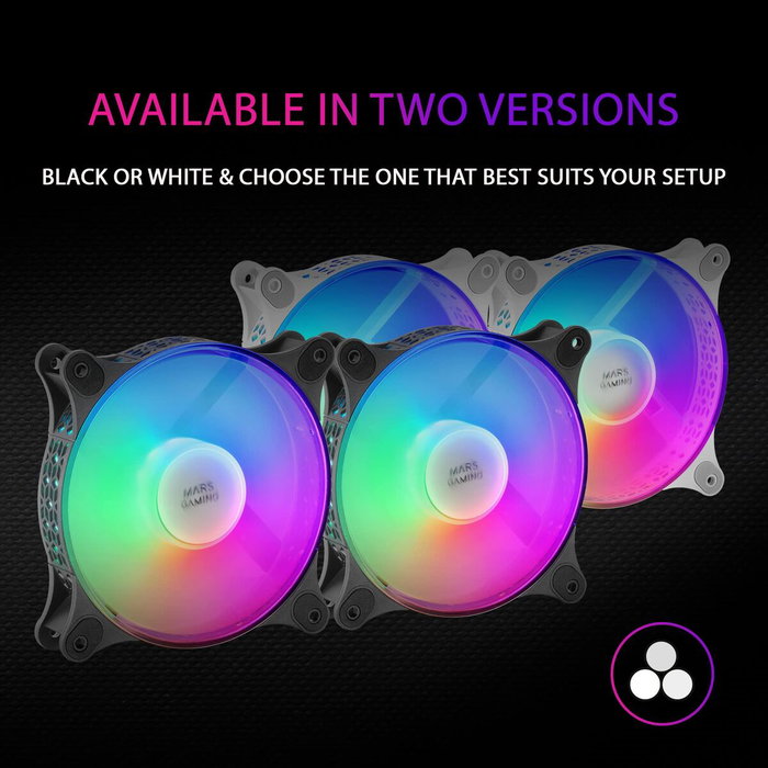 Ventillateur de cabine Mars Gaming MF-DUO Ø 12 cm