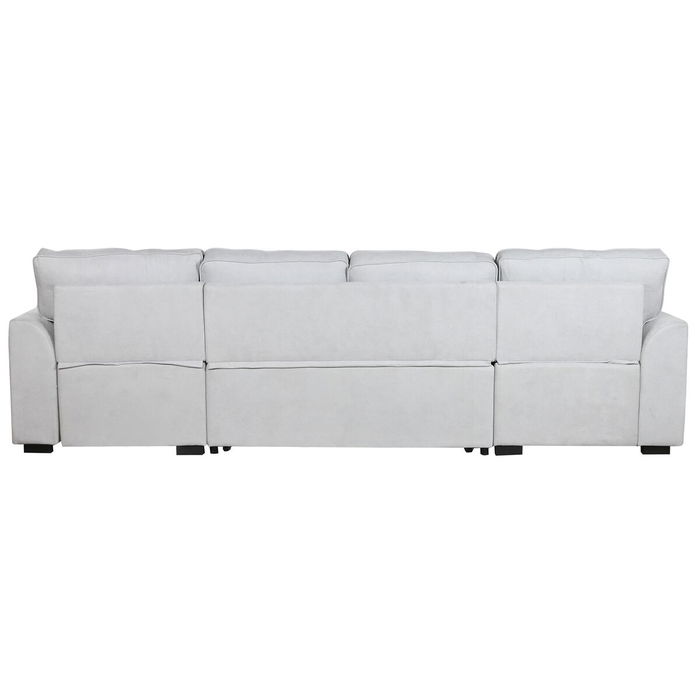 Canapé Convertible Home ESPRIT Gris Moderne 298 x 154 x 92 cm