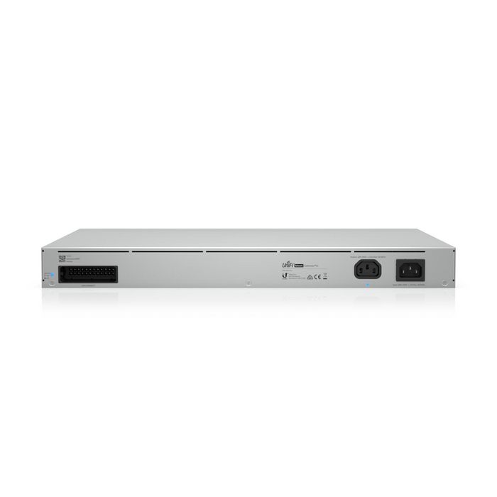 Ubiquiti UniFi Gateway Pro (UXG Pro) - Pare-feu sécurité 10 Gbps, 2 ports WAN GbE/SFP+, 2 ports LAN, IDS/IPS, processeur quad-core, 1U rackable