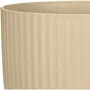 Deroma Pot de fleurs rond 10 L Marron Ø 27 cm