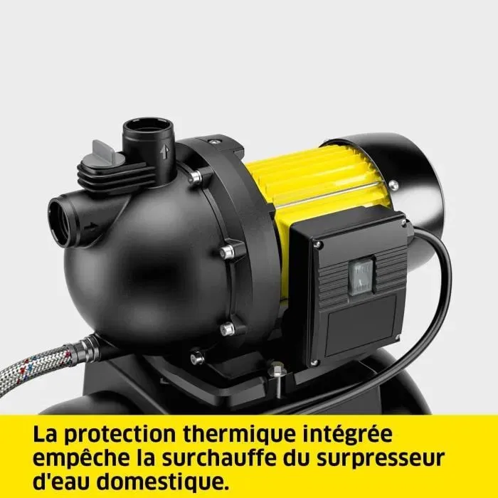 Karcher Pompe BP 4.900 Home - Pompe domestique pour l'eau de pluie et jardin avec réservoir de compensation de pression