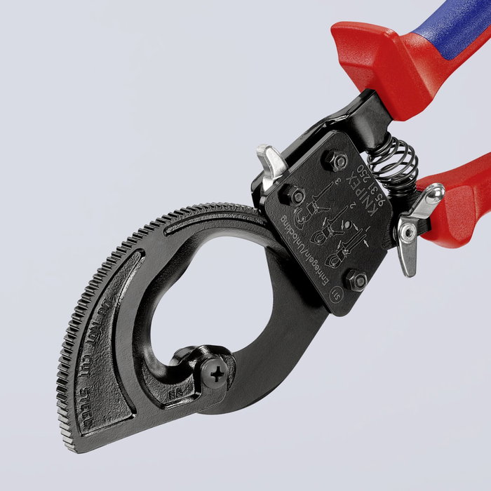 Knipex Pince coupante de câbles à cliquet 95 31 250 Knipex Pince coupante de câbles à cliquet 95 31 250