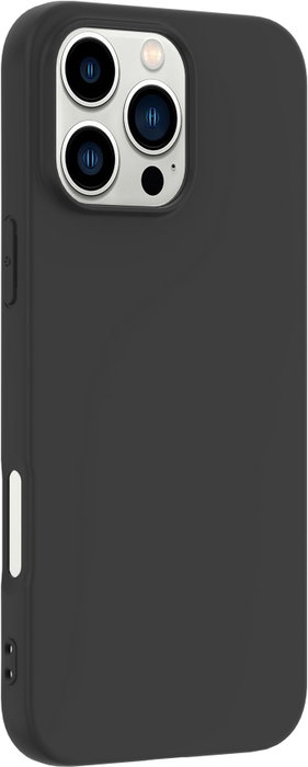 eSTUFF Coque INFINITE VIENNA pour iPhone 16 Pro, Protection anti-chocs, TPU 100% recyclé, Noir