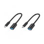 Conceptronic Adaptateur USB-C Mâle vers USB-A 3.0 Femelle, 5 Gb/s, OTG, Charge 3A, Plug and Play