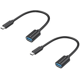 Conceptronic Adaptateur USB-C mâle vers USB-A 3.0 femelle, pack de 2