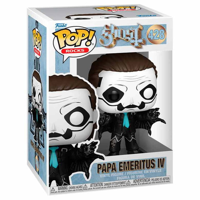 Funko Ghost Band POP! Rocks Papa Emeritus IV (Tenue de chauve-souris) Glitter