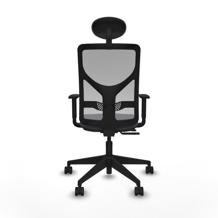 Piqueras Y Crespo Chaise de bureau Motilla, Gris/Gris foncé, Mécanisme Sincro/Traslack