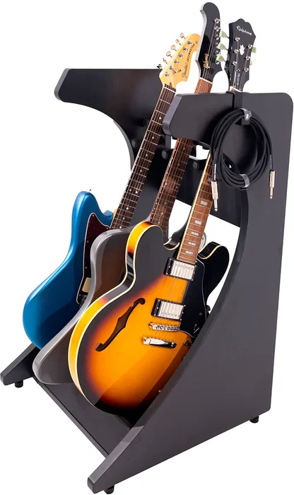 FRAMEWORKS Support Rack Elite 3 pour 3 Guitares - Noir