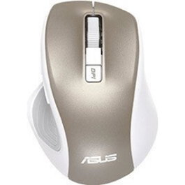 Asus MW202 Souris Sans Fil 4000 DPI Or, Ergonomique pour Bureau, 6 Boutons, Silencieux