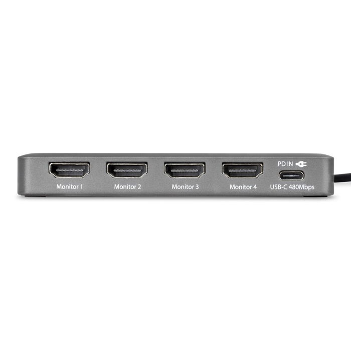 Câble USB Startech QUAD-USB-HDMI-ADAPT Gris