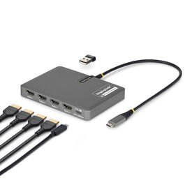 Câble USB Startech QUAD-USB-HDMI-ADAPT Gris