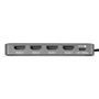Câble USB Startech QUAD-USB-HDMI-ADAPT Gris