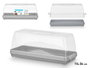 LEKNES PORTATARTA RECTANGULAR ASA Gris-Transparente