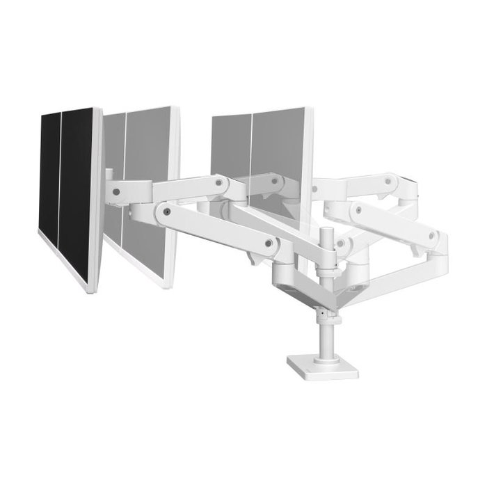 Ergotron Bras pour deux écrans LX Pro Blanc (45-690-290) - Bras articulé double pour moniteurs Ergotron Bras pour deux écrans LX Pro Blanc (45-690-290) - Bras articulé double pour moniteurs