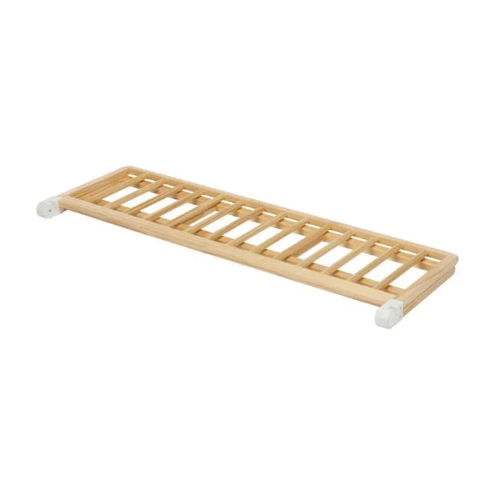 Safety 1st Barrière de lit en bois 110 cm - 18 Mois-5 Ans, inclinable, facile à plier, système auto-verrouillage, finition naturelle, FSC Safety 1st Barrière de lit en bois 110 cm - 18 Mois-5 Ans, inclinable, facile à plier, système auto-verrouillage, finition naturelle, FSC