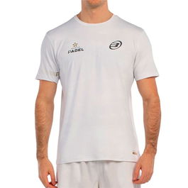 T-shirt à manches courtes homme Bullpadel Bizme 012 Blanc Padel