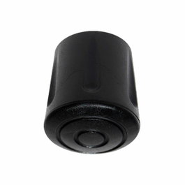 Micel Embout rond en caoutchouc CNT08 noir, 25 unités
