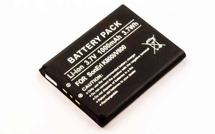 CoreParts Batterie Mobile Li-ion 3.7V 1000mAh / 3.7Wh - Haute Qualité avec Garantie de 12 Mois