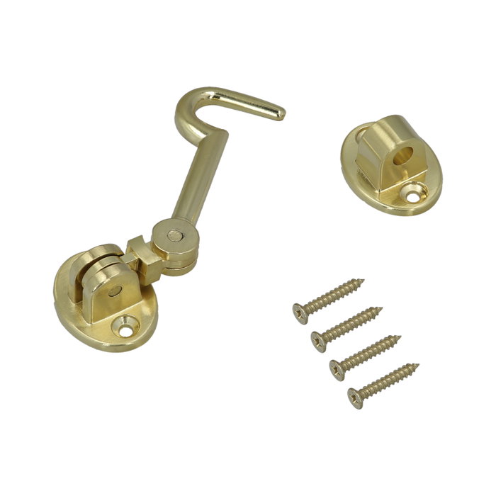 WOLFPACK LINEA PROFESIONAL Aldabilla Multiusos Reforzada 100 mm Laiton Poli WOLFPACK LINEA PROFESIONAL Aldabilla Multiusos Reforzada 100 mm Laiton Poli