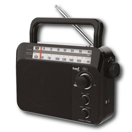 SAMI Radio AC/DC 2 bandes avec roues XL et haute réception