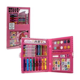 Ensemble de Papeterie Hello Kitty Blanc