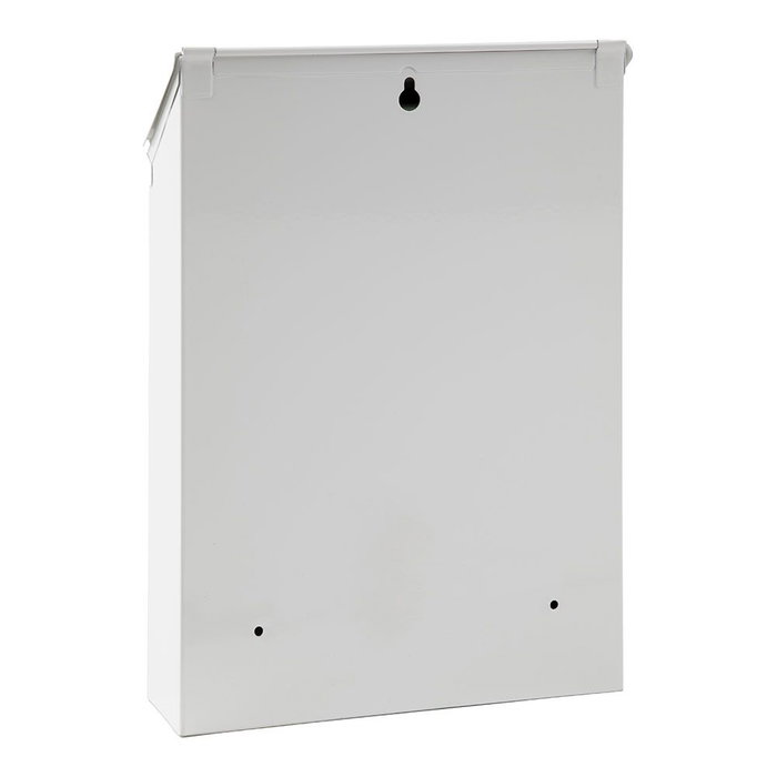 Arregui Civic Boîte aux lettres extérieure individuelle petite en acier blanc 21.6 x 8 x 30 cm Arregui Civic Boîte aux lettres extérieure individuelle petite en acier blanc 21.6 x 8 x 30 cm