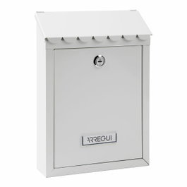 Arregui Boîte aux lettres Civic blanche en acier
