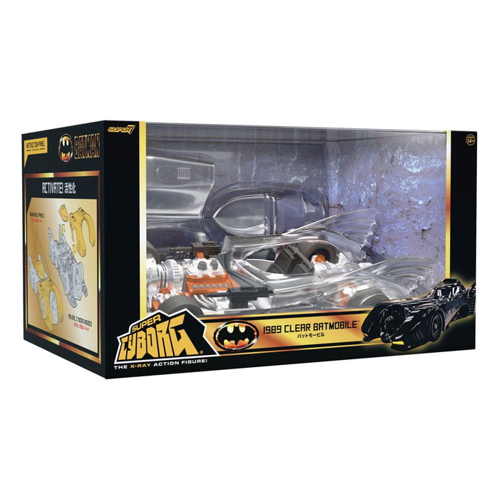 Super7 Batman 1989 Super Cyborg Batmobile 1989 (Clear)