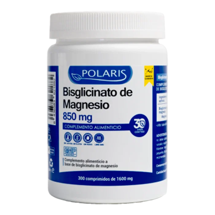 POLARIS Bisglicinato De Magnesio 850 mg 300 Comprimés POLARIS Bisglicinato De Magnesio 850 mg 300 Comprimés