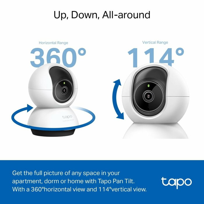 TP-Link Tapo TC74 Caméra de surveillance WiFi 3K 5MP