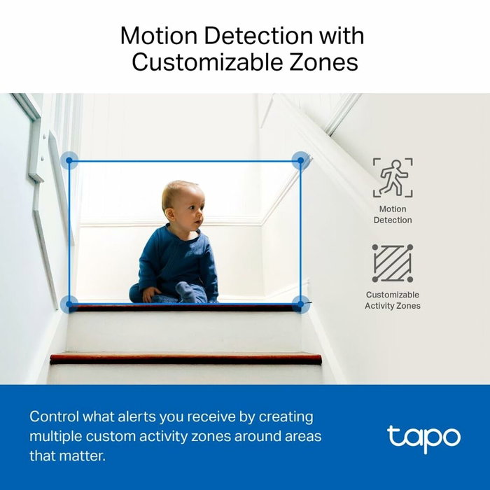 TP-Link Tapo TC74 Caméra de surveillance WiFi 3K 5MP