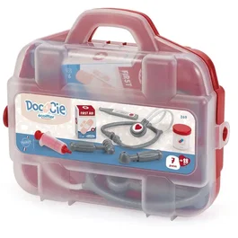 Ecoiffier Valisette Docteur 269 - Coffret Médical avec Accessoires pour Enfants de 18 Mois et Plus - Allo Docteur - Jouet en Français