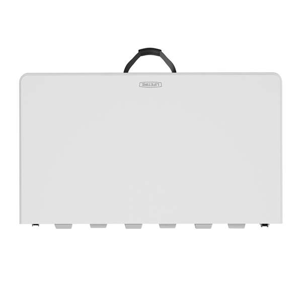 Color Baby - Table carrée pliante format malette 94x94x74 cm - Plastique et acier - Dès 3 ans