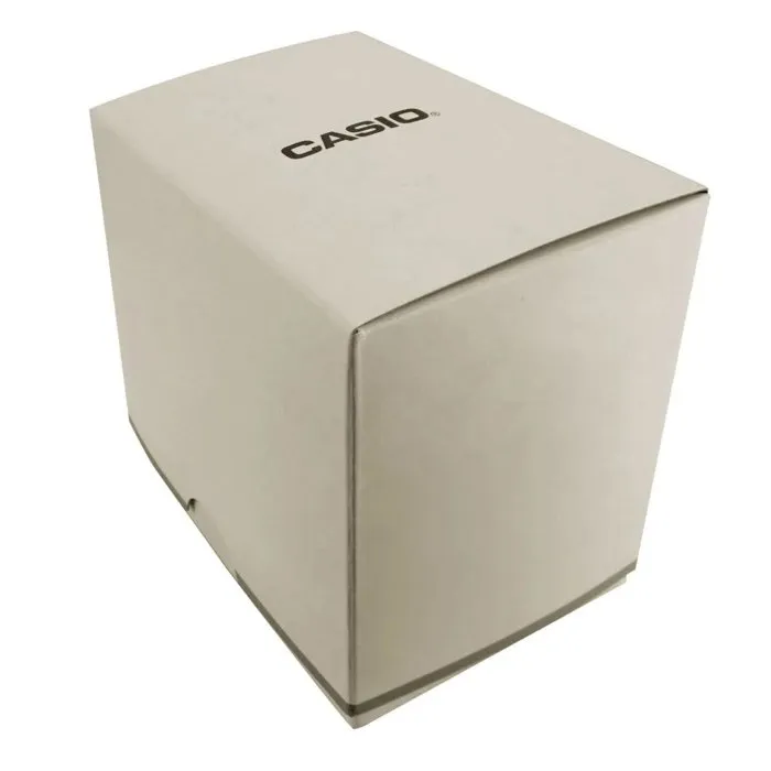 Casio AQ - Montre mixte digitale à quartz verte - Chronomètre, alarme, double fuseau horaire, bracelet acier