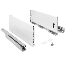 HERRAJES ALK Tiroir QUBE SMOVE blanc, 450 mm, H185