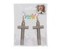 Pendents Dorés en Croix pour Costume Religieux ou Gothique - Boucles d'oreille dorées pour Halloween, Théâtre et Événements à Thème