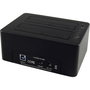 LC-Power LC-DOCK-U3-HUB Station d'accueil HDD USB 3.0 à double baie avec hub 3 ports