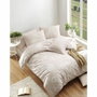 BigBuy Home Parure de couette Vison et blanc, 220 x 240 cm