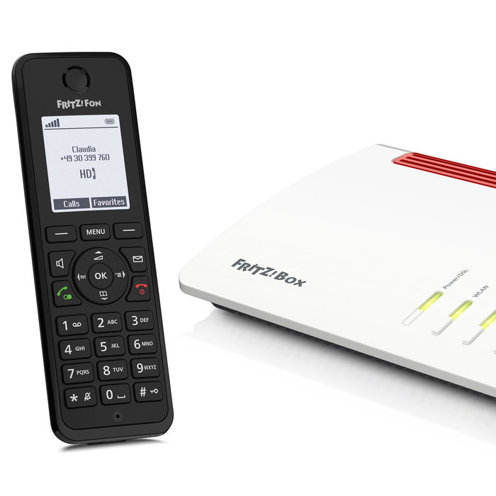 Téléphone Sans Fil Fritz! 20003144 Noir