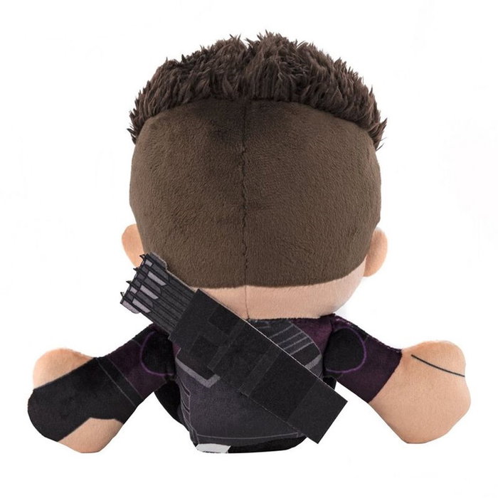 Uncanny Brands Peluche Marvel Hawkeye Ojo Chibi 15 cm, peluche en polyester très doux