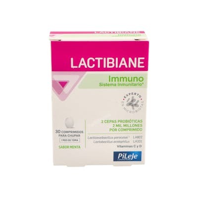 PILEJE Lactibiane Immuno 30 comprimés, probiotique et vitamines C et D3 pour le système immunitaire PILEJE Lactibiane Immuno 30 comprimés, probiotique et vitamines C et D3 pour le système immunitaire