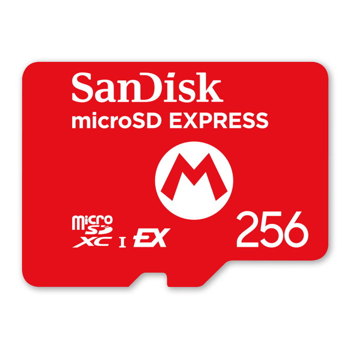 SanDisk Carte mémoire Micro SD Express 256 Go pour Nintendo Switch 2, Rouge SanDisk Carte mémoire Micro SD Express 256 Go pour Nintendo Switch 2, Rouge