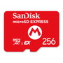 SanDisk Carte mémoire Micro SD Express 256 Go pour Nintendo Switch 2, Rouge