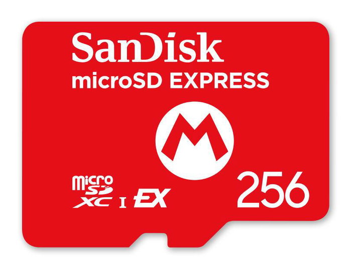 SanDisk Carte mémoire Micro SD Express 256Go pour Nintendo Switch 2