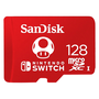 SanDisk Carte mémoire Micro SD Express 256 Go pour Nintendo Switch 2, Rouge