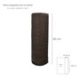 SATURNIA Malla Sombreo Marron 1,0 m x 50 m