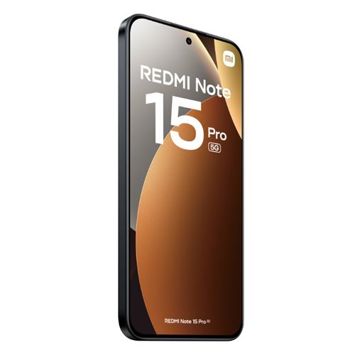 Xiaomi Redmi Note 15 Pro 5G 8GB RAM 256GB Smartphone débloqué 6.83" AMOLED 200MP Noir Xiaomi Redmi Note 15 Pro 5G 8GB RAM 256GB Smartphone débloqué 6.83" AMOLED 200MP Noir