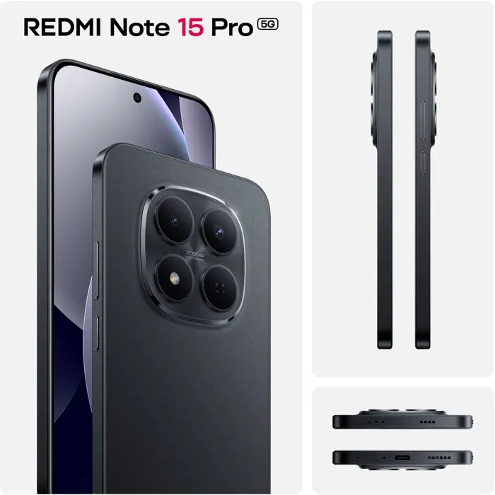 Xiaomi Redmi Note 15 Pro 5G 8GB 256GB Noir