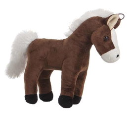 Creaciones Llopis - Cheval à bascule 2 couleurs avec son, hauteur 28 cm pour enfants à partir de 36 mois